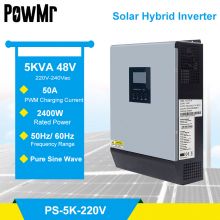 PowMr 高频5KVA太阳能逆变器50A PWM太阳能充电控制器Hybrid Inverter PS-5K